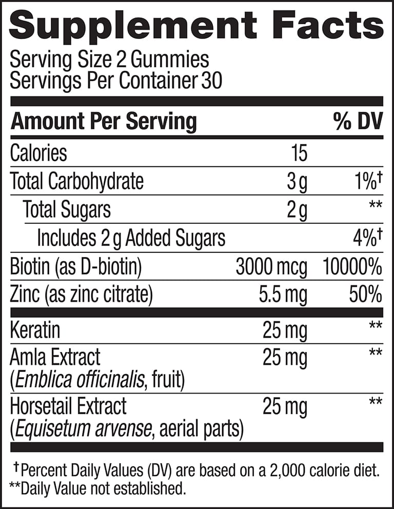 Heavenly Hair Ingredients