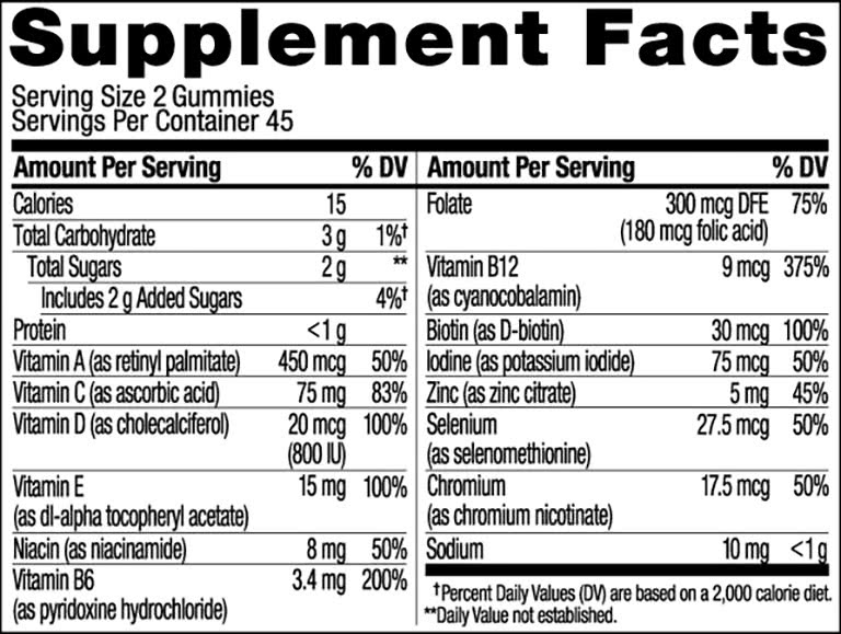  Mens Multi Ingredients