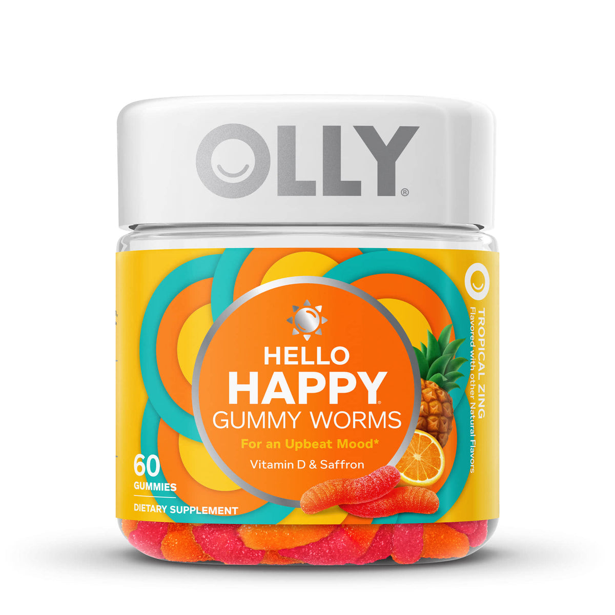 Hello Happy Gummy Worms Image