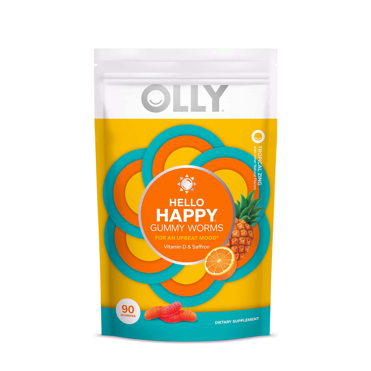 Hello Happy Gummy Worms Image